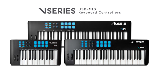  Друге покоління серії V: MIDI клавіатури Alesis V MKII 